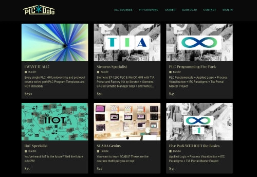 PLC Dojo website